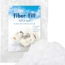 Jmuiiu 1.8oz Polyester Fill, Premium Polyester Fiberfill, Recycled Polyester Fiber, Stuffing for Stuffed Animals, High Resilience Stuffing Fluff Fiberfill for Filling, Animals