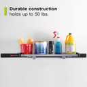 Rubbermaid FastTrack Rail Large Shelf Organization System, Holds up to 50 Pounds, Ideal for Cleaning Products/Garden Supplies/Laundry Products