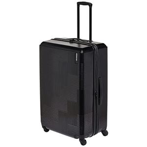 American Tourister Stratum XLT Expandable Hardside Luggage with Spinner Wheels, Jet Black, Checked-Large 28-Inch