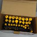 HORUSDY 140-Piece Magnetic Screwdriver Set with Plastic Racking, Includes SAE & Metric Hex Keys, Precision Screwdriver and Magnetizer Demagnetizer DIY Tools for Men Tools Gift