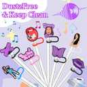 4 x 20pcs Straw Cover Cap for Tumbler Cup, 10mm Drinking Straw Topper Compatible for Stanley Cup Accessories, Reusable Straw Covers, Cute Tumbler Cup Accessories