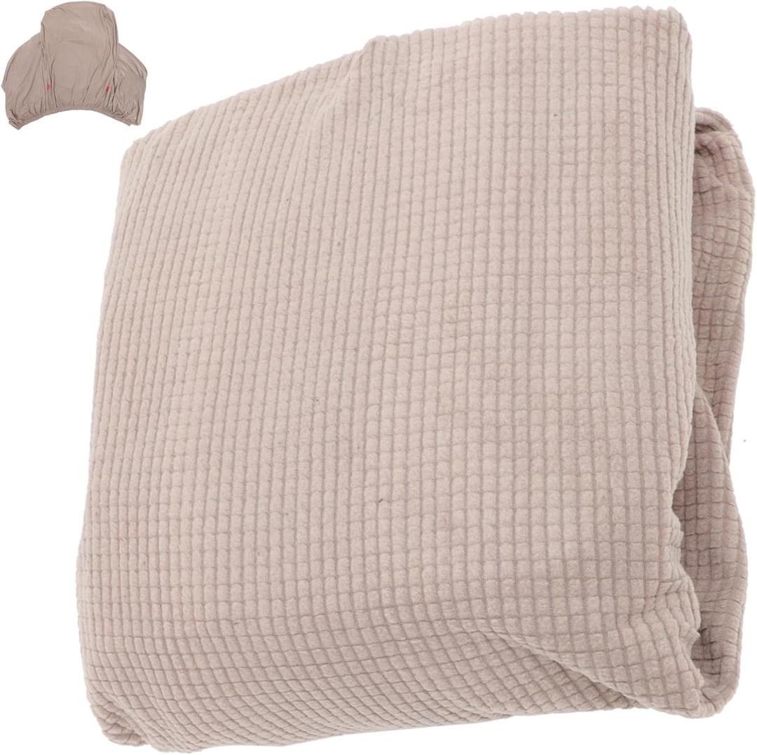 PRETYZOOM Recliner Slipcover Stretch Fabric Couch Cover for Single Recliner Chair Soft and Easy to Install Protects Against Stains and Wear Brown Color (158X78X2CM, Beige)