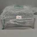 iPEGTOP Expandable Kitchen Cupboard Organiser, 2-Piece Adjustable Freezer Cabinet Storage Wire Shelf Rack Rustproof Metal Shelves Space Saver for Countertop Pantry Drawer Utensils (Chrome)