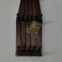 Hat Rack for Wall, Expandable Wall Hat Holder with 16 Hooks, 16 inch Wooden Wall Hook for Baseball Caps,Cowboy, Bag,Hoodie(Brown)