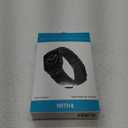 WITHit Designer Band Compatible with Apple Watch, Secure, Adjustable, Apple Watch Replacement Band, Fits Most Wrists (42mm (Series 1-3) & 44/45/46/49mm(Ultra & Ultra 2), Black - Stainless Steel)