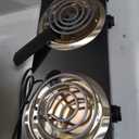 IMUSA USA GAU-80306 Electric Double Burner 1750-Watts , Black