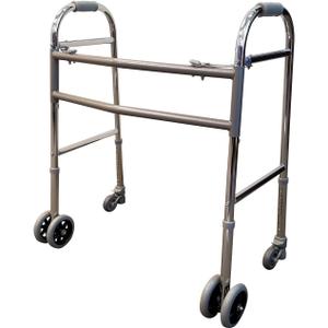 Bariatric Dual Release Walker Heavy Duty 700 lb Capacity, Foldable Design, Rust-Resistant Aluminum Frame, Adjustable Height, Smooth-Gliding Wheels for Easy Mobility Bariatric Dual Release Walker Heavy Duty 700 lb Capacity, Foldable Design, Rust-Resistant Aluminum Frame, Adjustable Height, Smooth-Gliding Wheels for Easy Mobility