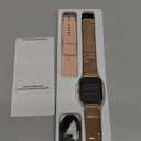 Smart Watch for Women Men Fitness: Waterproof Make Answer Call Digital Mens Watches Running Pedometer Smartwatch for Android Phone iPhone Samsung Compatible Heart Rate Monitor SpO2 Step Tracker Gold