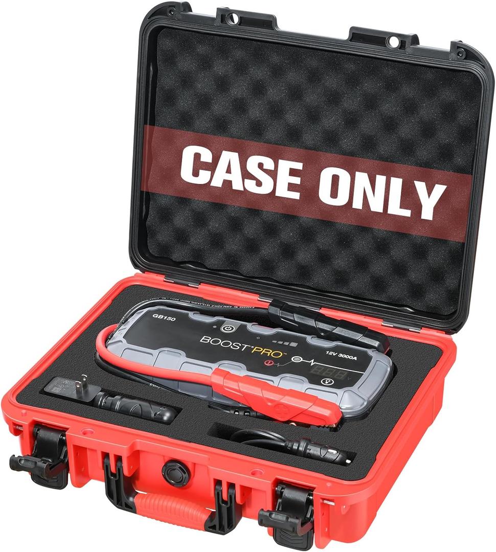 Hard Case for NOCO Boost GB150 - Portable Car Battery Jump Starter Hard Shell Case: Waterproof Travel Carrying Storage Box for NOCO Boost GB150 UltraSafe Jump Starter - RV Trips & Outdoor Adventures