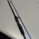 Shakespeare 1423944 Navigator Spincast Combo, 6' Length, 2Piece, 6-12 Line Rate, Medium Power, Ambidextrous, Blue & Red