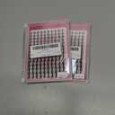 2 x Fairy Lash Clusters  140pcs Manga Eyelash Cluster, Natural 10-18mm Mixed Length Anime Individual Lashes, Invisible Clear Band DIY Cluster Lash Extension for Beginners