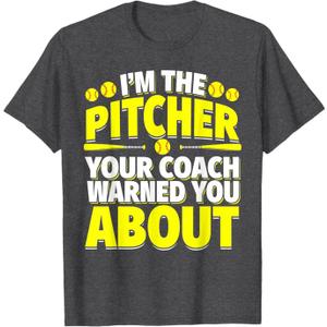 1st Baseman Your Coach Warned You About - Softball Player T-Shirt M