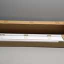 2 Inch Cordless Room Darkening Faux Wood Blind - 18" W x 48" L - White, Over 1,000 Custom Sizes Starting at 18.97, Inside or Outside Mount, Venetian Shades for Interior Windows by Lumino, White