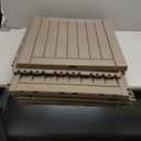 Package Delivery Box for Outside, 48 Gallon Storage with Lockable Secure, Large Double Wall Resin Outdoor Package Delivery Waterproof Deck (Grey)