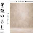 Abstract Professional Photography Backdrop for Portrait Photo Props Booth Background Photoshoot Studio with Polyester Fabric Roller Pocket on Top (6x8ft, Beige, No Stand)