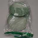 Cat Bowls for Indoor Gentle Small Kitten (2pcs, Soft Silicone) Shallow Wide Plates Feeder Whisker Fatigue Relief Cute Pet Kitty Food Water Dishes Set Anti Slip, Dishwasher Safe (2x6inch, Sage Green)