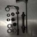 Bike Quick Releases Set, 1 Pair MTB Quick Release Bicycle Hub Road Mountain Bike Front & Rear Axle Hollow Shaft Set with 25mm Wheel Hub Steel Ball for Road Bike, Mountain Bike