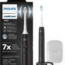 Philips Sonicare 4100 Rechargeable Electric Toothbrush, Advanced Plaque Removal, Pressure Sensor, Includes Brush Head Case, Black BD5003AZ