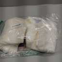 NeColorLife Small Ottoman Cover Square, Stretch Slipcover for Storage Stool, Soft Knitted Jacquard Footstool Protector for Living Room, Beige, 2PCS