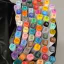 MemOffice 80 Colors Dual Tip Artist Alcohol Markers Set with Carrying Case - Perfect for Coloring, Drawing, Sketching, Card Making and Illustration - Perfect for Adults