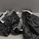 Imnopqr Couch Cushion Covers Leather-Look 3PC Stretch Sofa Seat Slipcover Sets for Living Room Individual Sofa Cushion Cover Couch Seat Protectors, Pet-Friendly, Non-Slip, Easy Fit - Grey