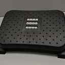 Scalebeard Under Desk Footrest, Ergonomic Foot Stool with Massage Rollers Max-Load 120Lbs Desk Leg Rest Pain Relief for Home Office Work