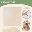 48 Pack Basswood Sheets,12 x 12 x 1/8 Inch,3mm Basswood Plywood Sheets with Smooth Surfaces, Unfinished Wood for Laser Cutting, Wood Burning,Drawing, Architectural Models and DIY Wood Crafts