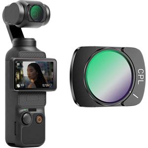 T Tersely Magnetic CPL Filter for DJI Pocket 3 - Ultra-Thin Polarizing Lens with Anti-Fingerprint Coating, Scratch-Resistant Aluminum Frame, Perfect for Vlogging & Travel Photography