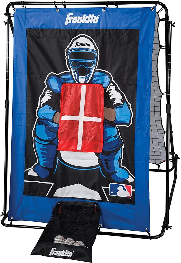 Franklin MLB 2-in-1 Pitch Target and Return Trainer, 44 Inch x 61 Inch