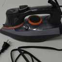 Steam Iron for Clothes with LCD Screen, 1700W Iron Non-Stick Ceramic Soleplate, Auto Shutoff, Self-Cleaning, Anti-Drip, Steam Burst, Spray Mist 10.14oz Water Tank Ironing Clothes for Home,Grey