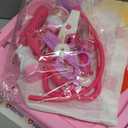 Doctor Kit for Toddlers Aged 3 4 5, Medical Pretend Play Set for Kids with Bag and Costume, Doctor Cart Toy for Girls Boys Birthday Gift (Pink)