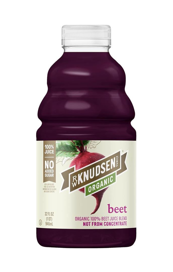 R.W. Knudsen Organic Beet Juice, 32 fl oz (Pack of 1) (EXP 06/10/26)