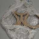 Weysat 2 Pieces Teardrop Wall Mirror Hanging Wall Mounted Decorative Accent Mirror for Home Living Room Bedroom Bathroom, 15.7 x 11 Inch(Gold)