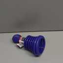 Luigi's Sink Plunger Kitchen - Sink Plunger Bathroom - Drain Bathtub or Shower - Small and Powerful Clog Remover - Commercial Style "Plumbers Plungers" with Large Bellows - Blue - Mini