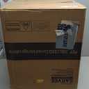 GarveeHome 3 Drawer Mobile File Cabinet with Lock, Under Desk Metal Filing Cabinet for Home Office, Under Desk Storage with 5 Wheels for A4/Letter/Legal Size, Fully Assembled (Orange Color)