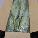 Fake Ferns - Set of 4 Faux Boston Ferns Large Artificial Plants, 40 Leaves per Bouquet, 35 Inches Large Artificial Ferns for Outdoors/Indoor Home, Office, Garden Decoration
