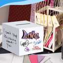 12 Pack 10" Ballot Box Raffle Boxes Elegant Large White Cardboard 10 x 10 x 10 Inch Donation Box Multipurpose Large Event Raffle, Donation, Wedding, Funeral, Birthday Favor Boxes for DIY (12)
