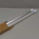 F15T8 LED Tube Light,7W 18inch/18 Length, 5000K Daylight White, T8 LED Replacement Tube Light, Rotatable End Caps,Frosted Cover, 85-265VAC (120V 2Pack)