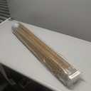 UNISHADES Cordless Bamboo Roman Shades for Windows, Blinds Size (35" W 64" H) Colour (Highfield Teak)