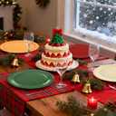 2 x 48PCS Colorful Party Paper Plates, 9inch Disposable Red Green Orange Yellow Paper Desssert Cake Plates Colored Tableware Set for Birthday Baby Shower Easter He is Risen Decorations