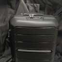 Samsonite Freeform 2-Piece Luggage Set - Carry-On & Large Checked Luggage with Dual Spinner Wheels - Durable Polypropylene Hardshell - TSA Lock, Airline-Approved - Expandable Hard Shell  Black