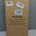 VIOLABBEY 8x20 Collage Picture Frame, Fits Four 4x6 Photos With Mat or One 8x20 Picture Without Mat for Wall Decor, Gold
