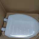 Mayfair NextStep2 Toilet Seat with Built-In Potty Training Seat, Slow-Close, Removable that will Never Loosen, Elongated, White