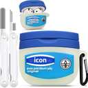 Cute for AirPods 4 Case Cover 2024 with Cleaning Kit,Funny Cartoon Kawaii for AirPods 4th Generation Cases Soft Silicone case for Apple Airpods 4 Accessories with Keychain for Women Men Girls Boys