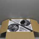 BYKISTOK Black Ceiling Fans with Lights - 52In Flush Mount Ceiling Fan Light with Remote, 3CCT Dimmable and 6 Wind Speeds, Modern Low Profile Fan Light for Indoor Bedroom, Covered Outdoor