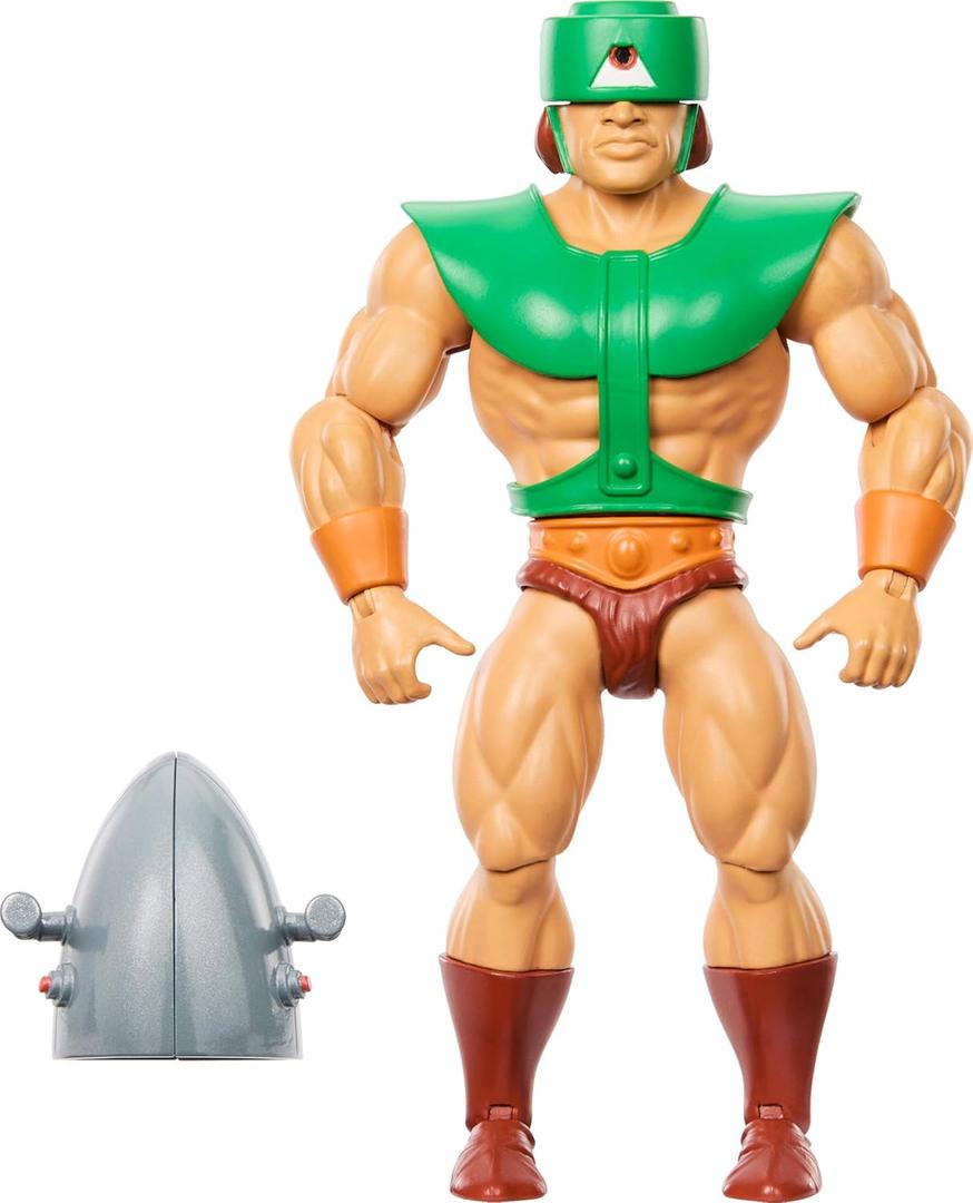 Masters of the Universe Origins Cartoon Collection Action Figure Tri-Klops, 5.5-inch 1980s TV Human Evil All-Seer, Detailed Design & Accessory