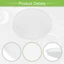 ACROPIX Universal 7 Inch Speaker Grills Mesh for Audio Subwoofer 183x193x11mm Grille without Frame White - Pack of 1