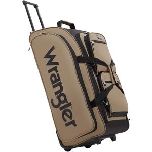 Wrangler Wesley Rolling Duffel Bag (Tannin)