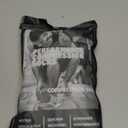 cerpite Zipper Compression Socks - 2 Pairs Open Toe Compression Stockings for Men Women 15-20mmHg,Suit for Running, Sport (Large-X-Large, Black Copper)