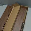 Entrance Coat Rack Coat Hooks, Wall-Mounted Wooden Hook Rack, Wall-Mounted Shelves are Very Suitable (Walnut Color FinishA-1)